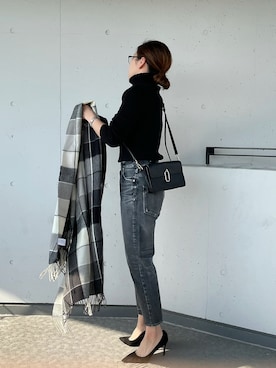 「Donnaruma（ドンナルンマ）のアイテム」を使った、a.megumiさん（レディース・160cm）の冬コーディネート