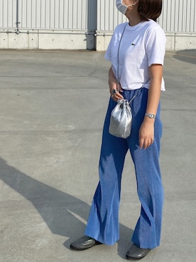 「KENZO」｜「アイテム（スリッポン）」を使った、sh02112さん（レディース・158cm）の秋コーディネート