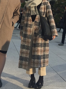 ginayaさん（レディース・154cm）の冬コーディネート