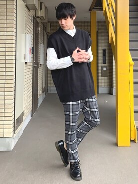 「平成最後のWEARISTAセンバツ」｜「アイテム（その他シューズ）」を使った、みやーきさん（メンズ・171cm）の春コーディネート