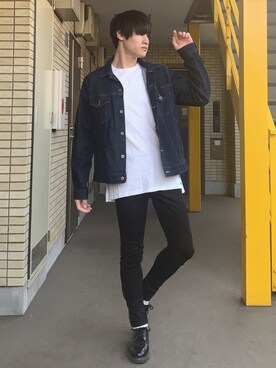 みやーきさん(メンズ・171cm)の春コーディネート