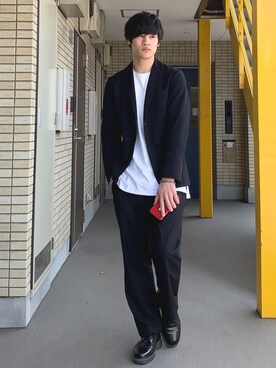 みやーきさん(メンズ・171cm)の春コーディネート