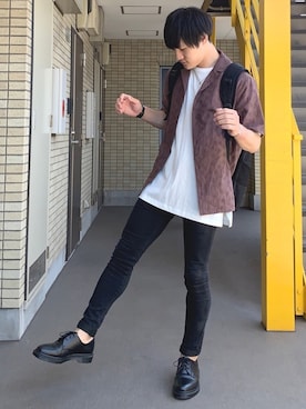 みやーきさん（メンズ・171cm）の春コーディネート