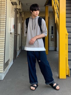 「ウルカロール」｜みやーきさん（メンズ・171cm）の夏コーディネート