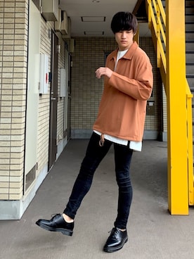 「revertical（リバーティカル）のアイテム」を使った、みやーきさん（メンズ・171cm）の秋コーディネート