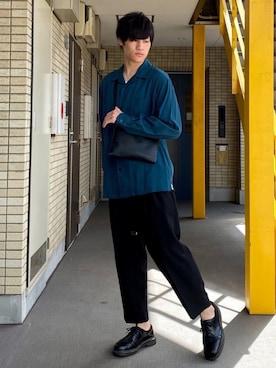 「みどり」｜「アイテム（その他）」を使った、みやーきさん（メンズ・171cm）の秋コーディネート