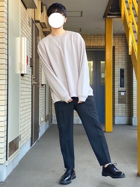 「アイテム（テーラードジャケット）」を使った、みやーきさん（メンズ・171cm・20代）の春コーディネート