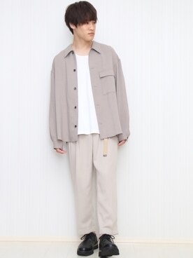 みやーきさん（メンズ・171cm）の春コーディネート