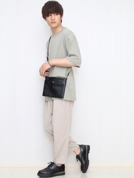 みやーきさん（メンズ・171cm）の春コーディネート