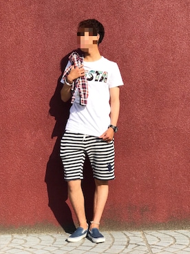 「OSHKOSH（オシュコシュ）のアイテム（ジャケット/アウター）」を使った、#shonoさん（メンズ・175cm）の春コーディネート