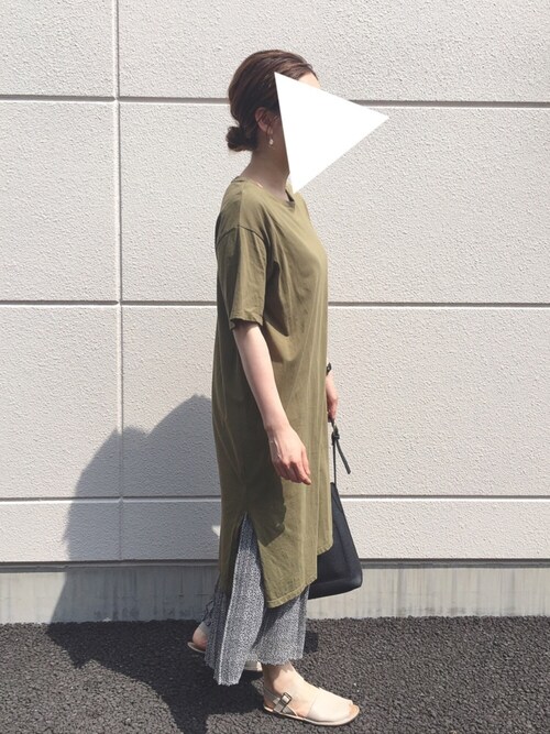 年版 Tシャツワンピースの着こなしコーデ30選 Unisize ユニサイズ