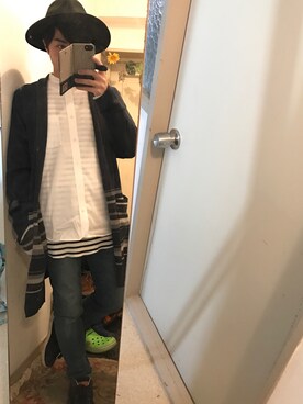 「WEGO（ウィゴー）のアイテム（カーディガン/ボレロ）」を使った、こなんさん（メンズ・160cm）の春コーディネート