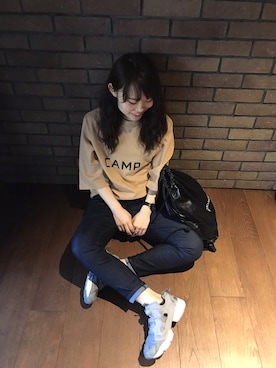 「markaware（マーカウェア）のアイテム（トップス）」を使った、Arrさん（レディース・156cm）の夏コーディネート