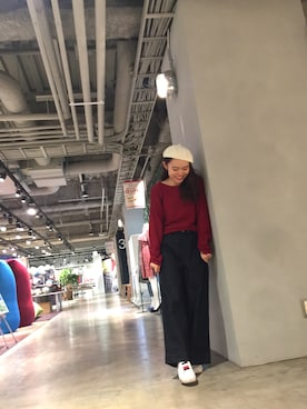 「Munich（ミューニック）のアイテム」を使った、Arrさん（レディース・156cm）の秋コーディネート