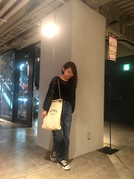 「HERMES（エルメス）のアイテム（バッグ）」を使った、Arrさん（レディース・156cm）の秋コーディネート