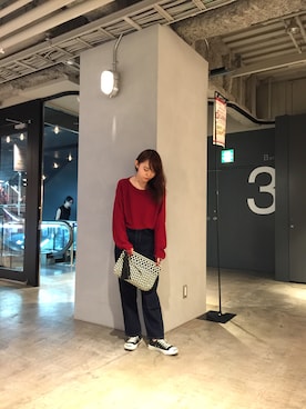 「Munich（ミューニック）のアイテム」を使った、Arrさん（レディース・156cm）の秋コーディネート