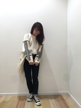 「HERMES（エルメス）のアイテム（バッグ）」を使った、Arrさん（レディース・156cm）の秋コーディネート