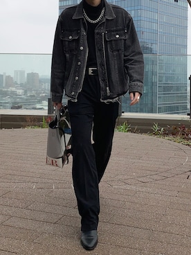 「endevice（エンデヴァイス）のアイテム（シューズ）」を使った、curiptさん（メンズ・173cm）の春コーディネート