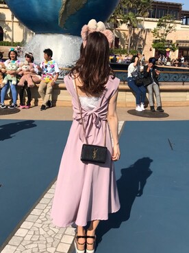 Misch Masch ミッシュマッシュ のワンピース ピンク系 を使った人気ファッションコーディネート Wear