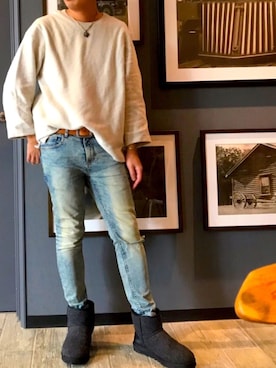 「JOURNAL STANDARD relume（ジャーナルスタンダード　レリューム）のアイテム（アクセサリー）」を使った、ワイチャンさん（メンズ・173cm）の春コーディネート