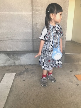 「トトロ」｜しずしずさん（キッズ・90cm）の夏コーディネート