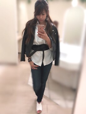 「SPIRALGIRL（スパイラルガール）のアイテム（アクセサリー）」を使った、Angelicaさん（レディース・167cm）の春コーディネート