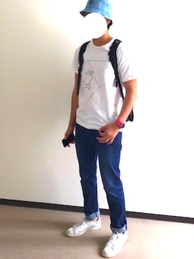 「CUNE（キューン）のアイテム」を使った、Rickyさん（メンズ・185cm・10代）の春コーディネート