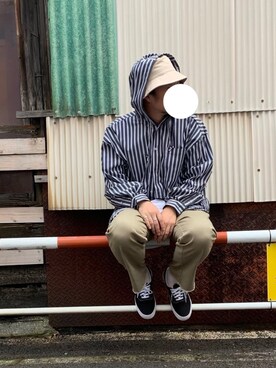 I.N.O使用「BEAUTY&YOUTH UNITED ARROWS（【別注】 ＜BASE MFG＞ RIPSTOP BUCKET HAT/ハット ◆）」的時尚穿搭