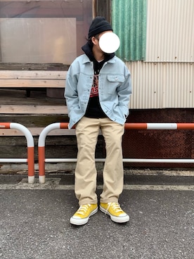 「WISM（ウィズム）のアイテム」を使った、I.N.Oさん（メンズ・178cm）の秋コーディネート