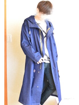 antiqua（アンティカ）のモッズコートを使ったメンズ人気ファッション