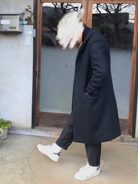 「adidas Originals（アディダスオリジナルス）のadidas originals アディダス stan smith スタンスミス black（スニーカー）」を使った、ゆうたさん（メンズ・165cm）の冬コーディネート