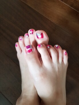 「アイテム（ボディ・ヘアケア、パープル系）」を使った、chieさん（レディース・153cm）の夏コーディネート