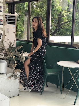 「NOVE（ノーヴェ）のアイテム」を使った、林格-RIngerさん（レディース・172cm）の春コーディネート