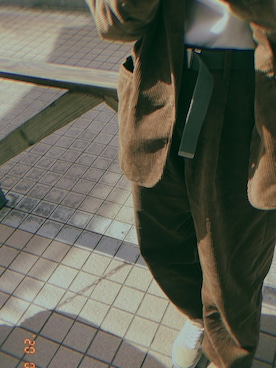 「FREAK'S STORE（フリークスストア）のアイテム（テーラードジャケット）」を使った、uctiiさん（レディース・164cm）の秋コーディネート