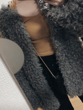 「GRL（グレイル）のアイテム（ノーカラージャケット）」を使った、natsukaさん（レディース・151cm）の秋コーディネート