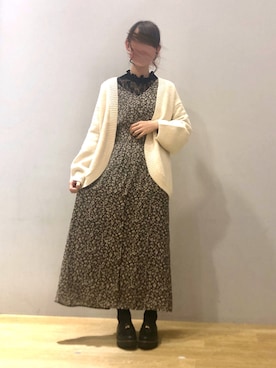 「ヴィンテージ風」｜まゆまろさん（レディース・154cm）の秋コーディネート