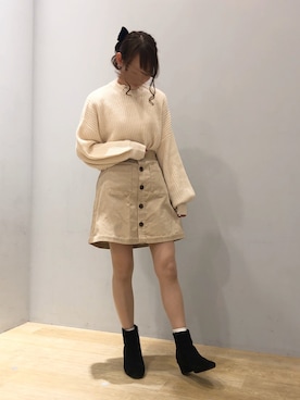 まゆまろさん(レディース・154cm)の秋コーディネート