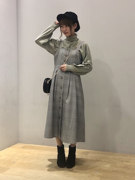 まゆまろさん（レディース・154cm）の冬コーディネート