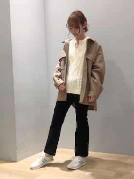 まゆまろさん（レディース・154cm）の冬コーディネート