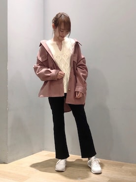 まゆまろさん（レディース・154cm）の冬コーディネート