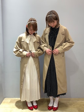 「ORiental TRaffic(ORiental TRaffic)」｜「アイテム（ブルゾン）」を使った、まゆまろさん（レディース・154cm）の冬コーディネート
