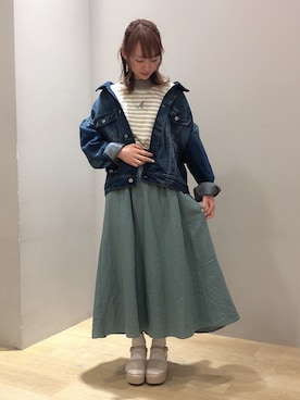 まゆまろさん（レディース・154cm）の春コーディネート