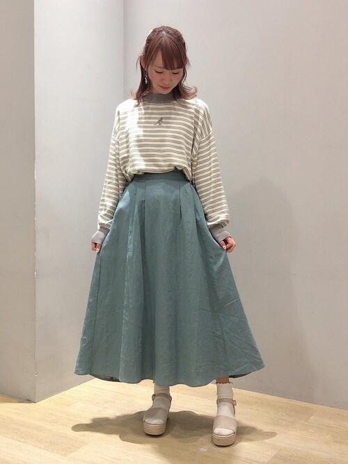 まゆまろ Earth Music Ecology Earth Music Ecologyのスカートを使ったコーディネート Wear