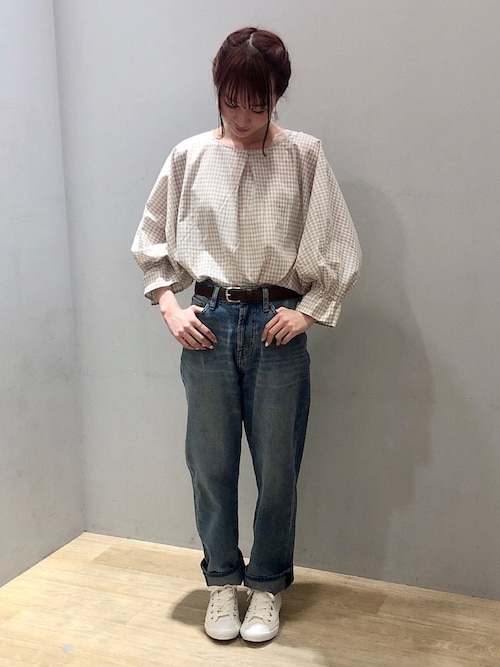 Earth Music Ecologyまゆまろさんのデニムパンツを使ったコーディネート Zozotown