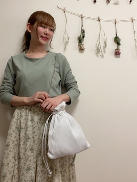 まゆまろさん（レディース・154cm）の春コーディネート