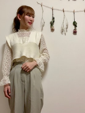 まゆまろさん（レディース・154cm）の春コーディネート