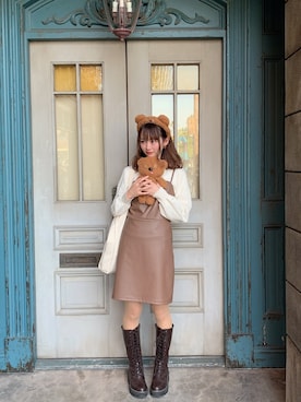 まゆまろさん（レディース・154cm）の秋コーディネート