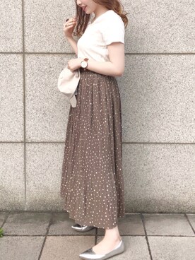 「RAY CASSIN（レイカズン）のアイテム（帽子）」を使った、Raycassin_officialさん（レディース・160cm）の夏コーディネート