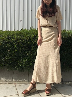 「RAY CASSIN（レイカズン）のアイテム（帽子）」を使った、Raycassin_officialさん（レディース・160cm）の夏コーディネート