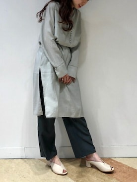「スリット」｜「アイテム（ワンピース/ドレス）」を使った、Raycassin_officialさん（レディース・160cm）の夏コーディネート